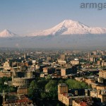 Mt. Ararat Mountain, View from Yerevan